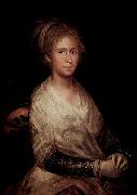 Francisco de Goya wife of painter Goya oil painting